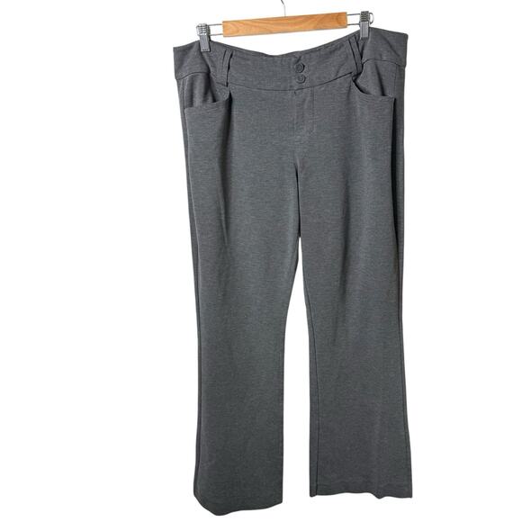 TORRID Stretch Dress Pants Plus Size Gray Trouser Bootcut Size 18 - Picture 1 of 6